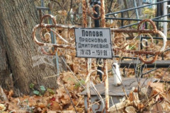 Попова Прасковья Дмитриевна