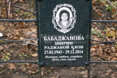 Бабаджанова Ширин Раджабой кизи