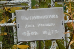Цыновникова Анна Ивановна